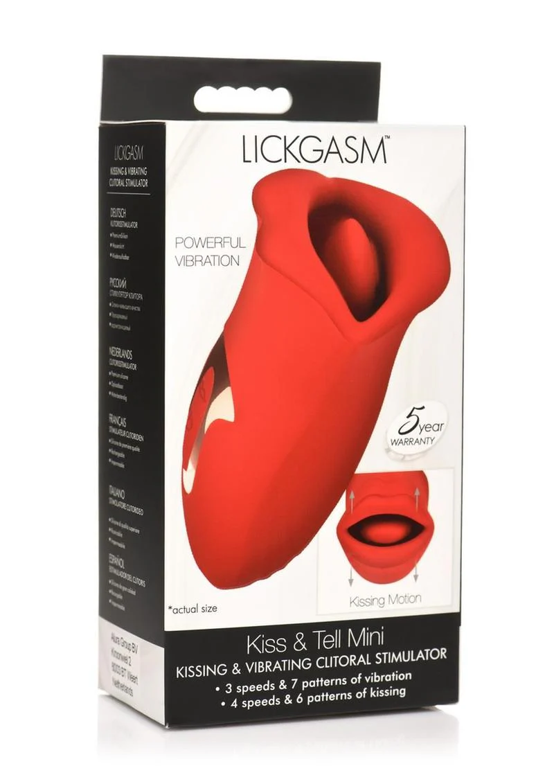 Lickgasm Tell Mini Kissing And Vibrating Clitoral Stimulator - Image 4