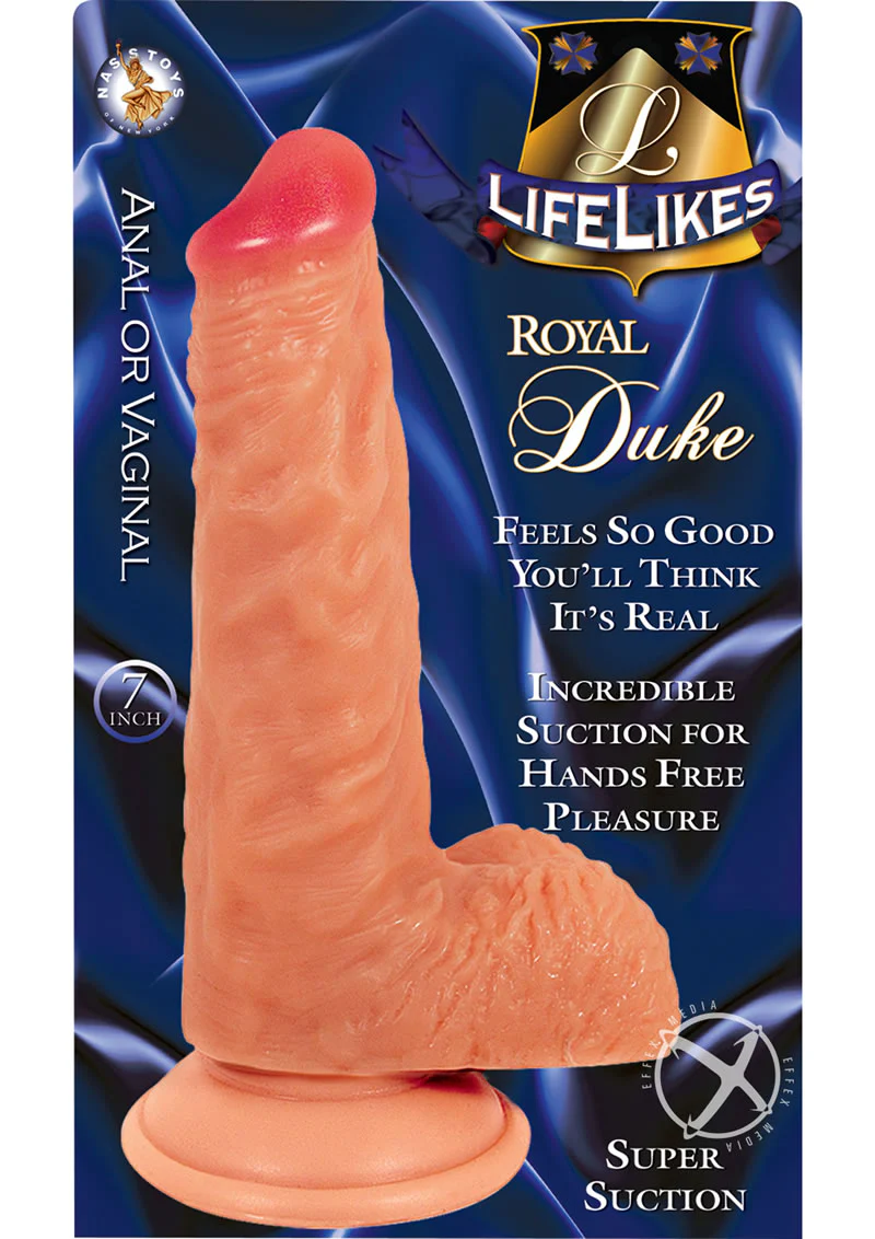 Lifelikes Royal Duke Dildo Vanilla With Super Suction - Image 2