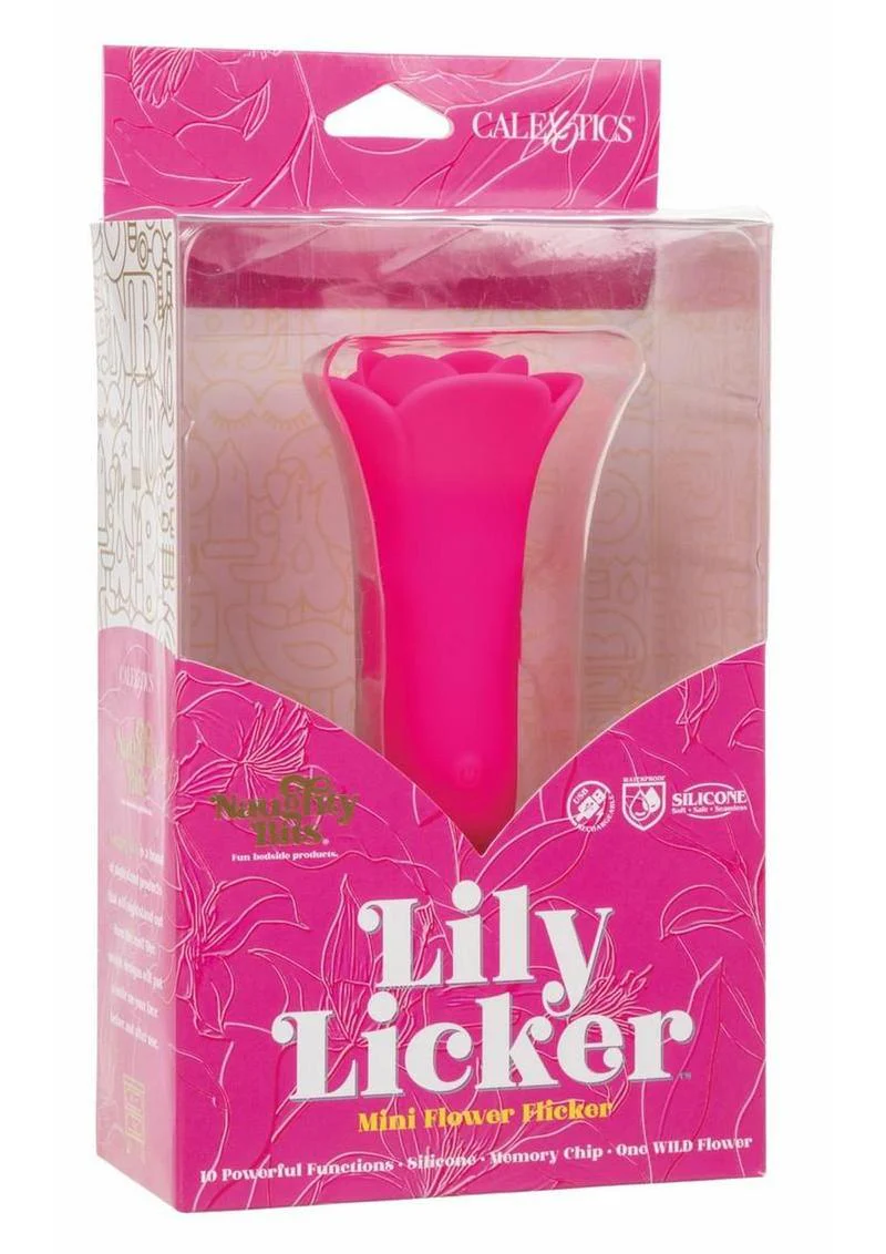 Lily Licker Mini Flower Flicker Silicone Vibrator - Image 4