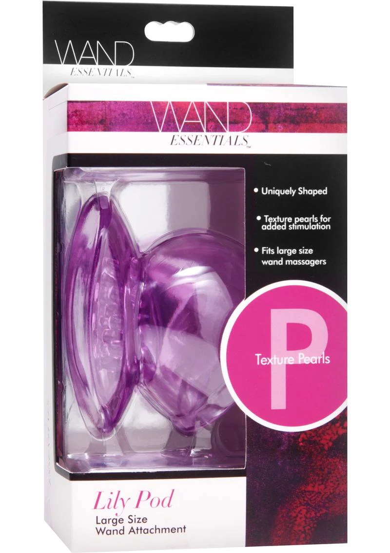 Lily Pod Large Size Wand Attachment with Texture Pearls - Image 3