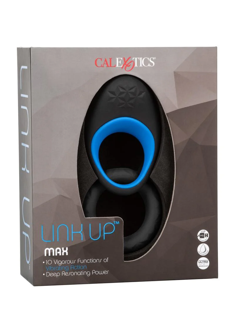 Link Up Max Silicone Vibrating Cock Ring - Image 4
