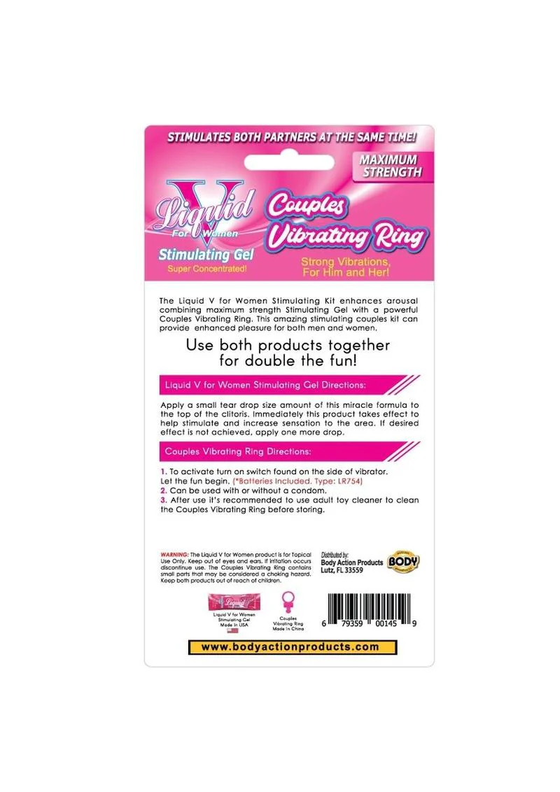 Liquid V Couples Vibrating Ring Kit - Image 2
