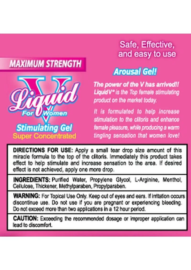 Liquid V for Women Maximum Strength Stimulating Gel - Image 2