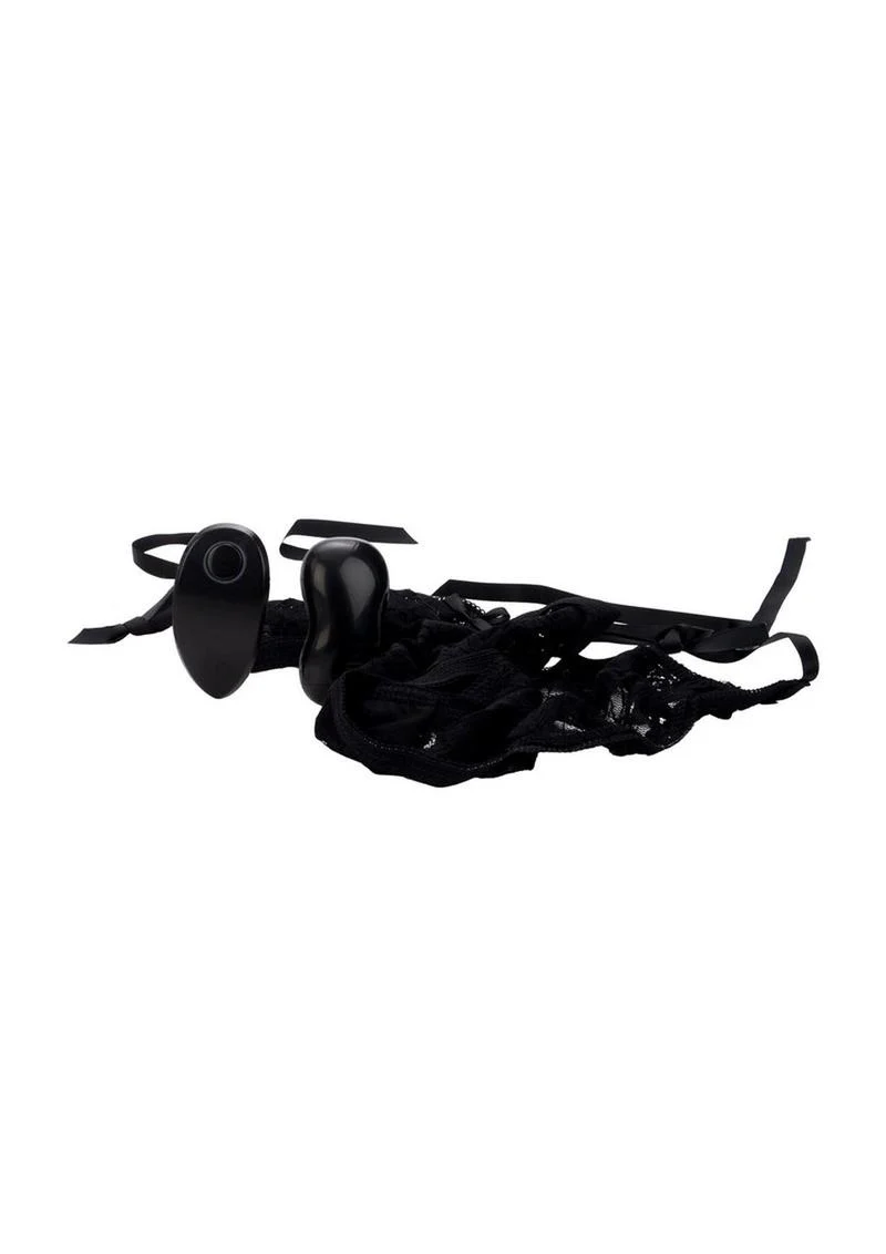 Little Black Panty With Remote Control Ties - Image 2