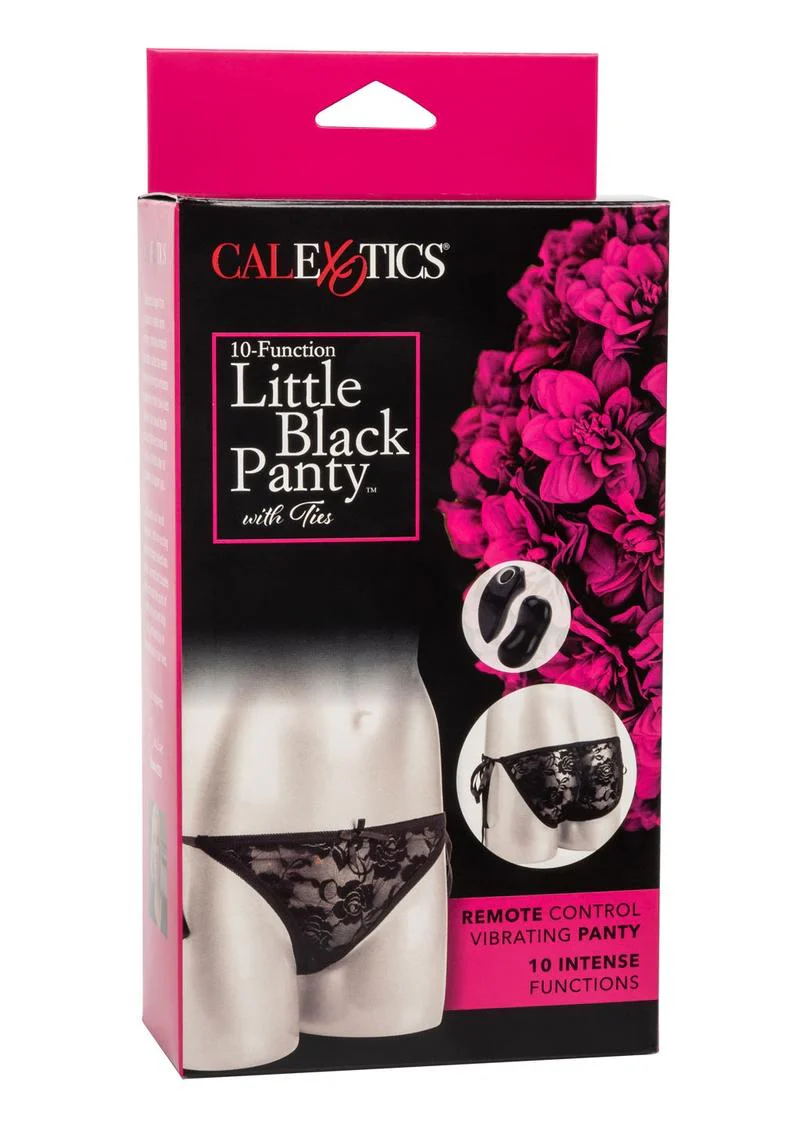 Little Black Panty With Remote Control Ties - Image 4
