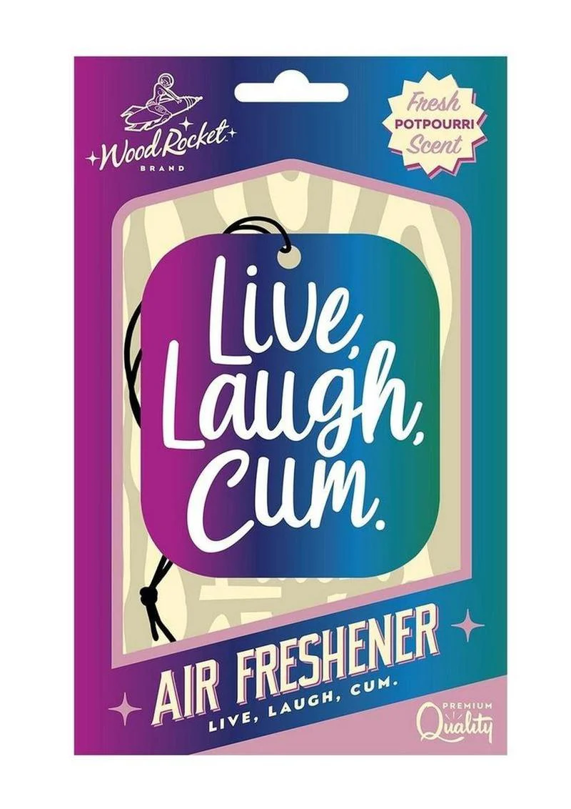Live Laugh Cum Air Freshener - Image 2