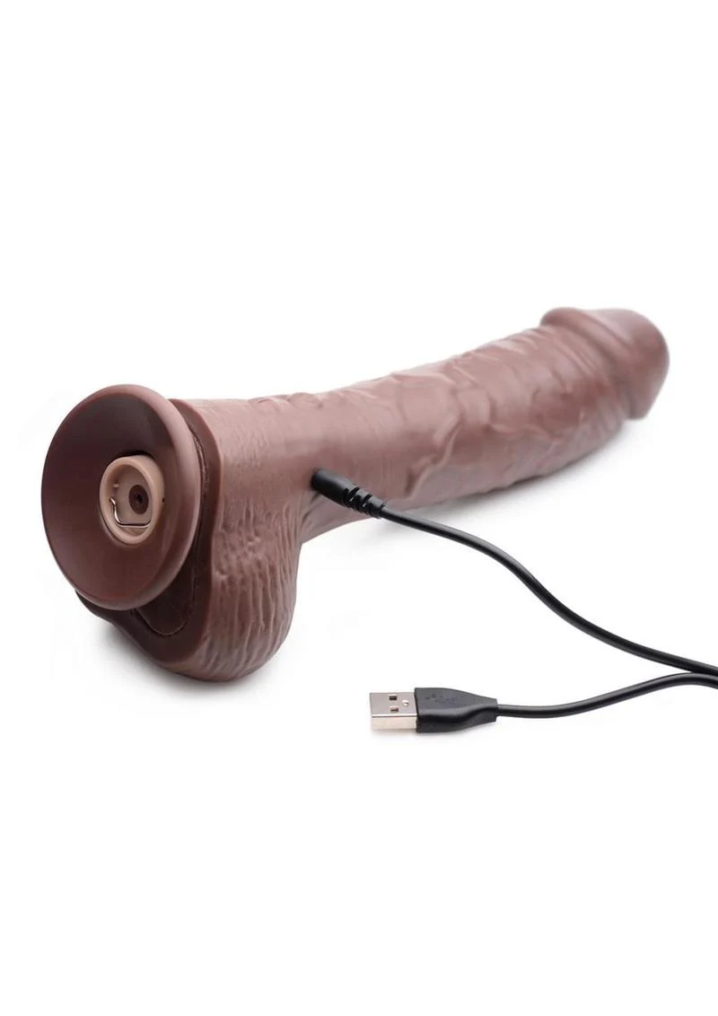 Loadz 8.5in Vibrating Squirting Dildo Rechargeable Remote Control Toy - Image 2
