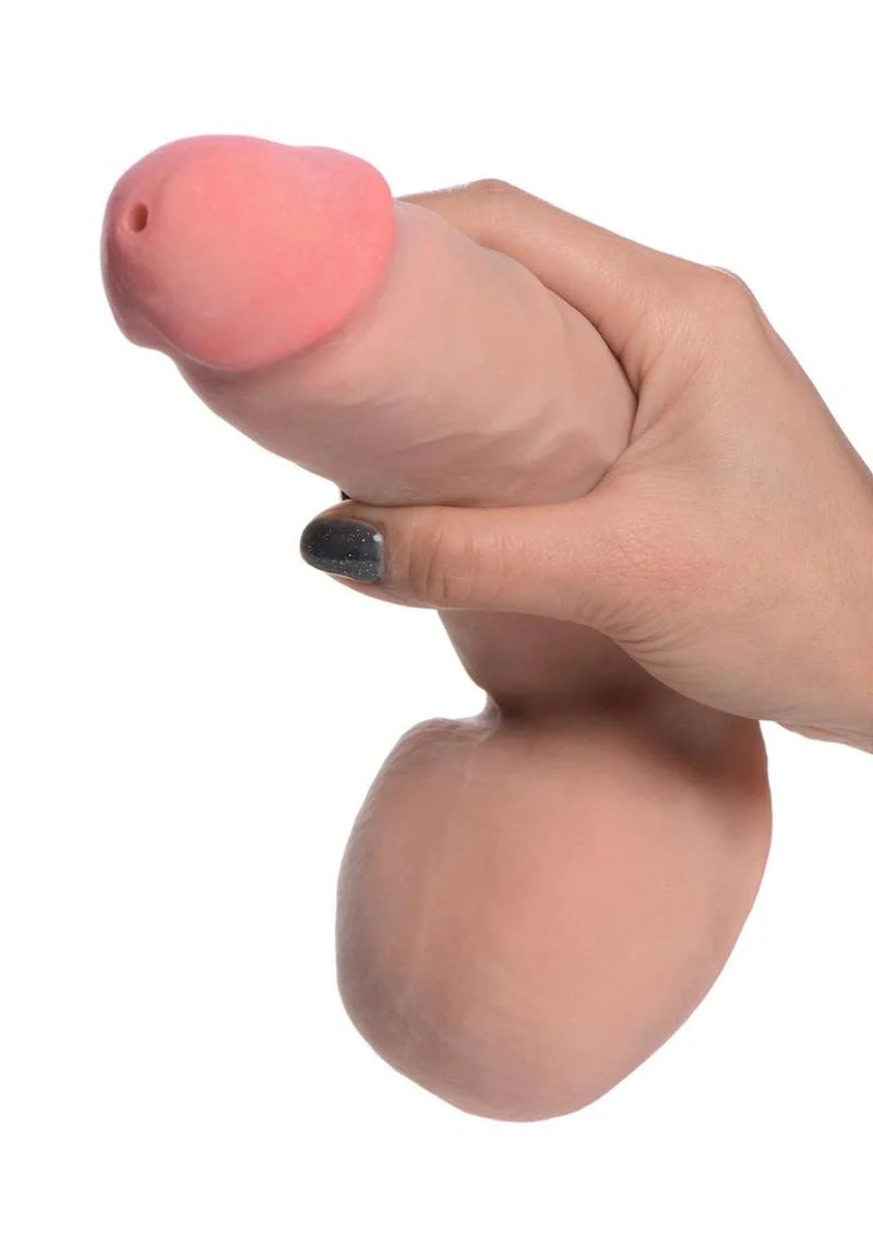 Loadz Dual-Density Squirting Dildo - Vanilla - Image 18