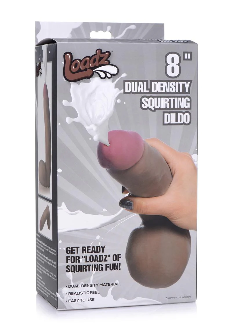 Loadz Dual-Density Squirting Dildo - Vanilla - Image 26