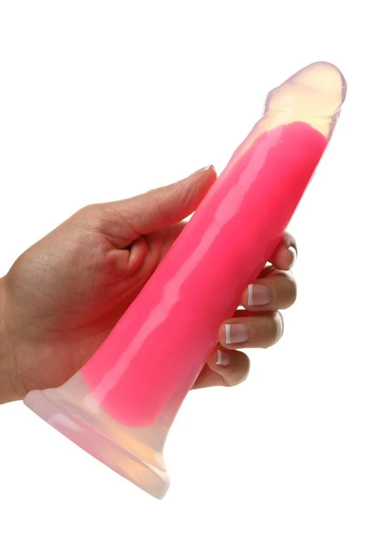 LolliCock Glow Premium Silicone Glow-in-the-Dark Dildo - Image 8