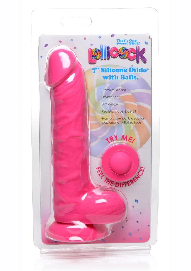 Lollicock Silicone Dildo with Balls - Image 8