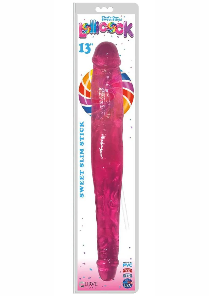 Lollicock Sweet Slim Stick With Berry Flavored Double Dildo - Image 4