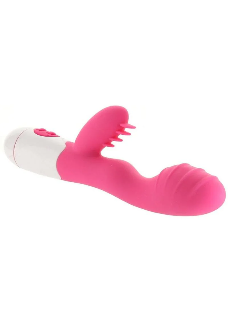 Lotus Sensual Massager #3 Function Dual-Motor Ribbed Rabbit Vibrator - Image 2