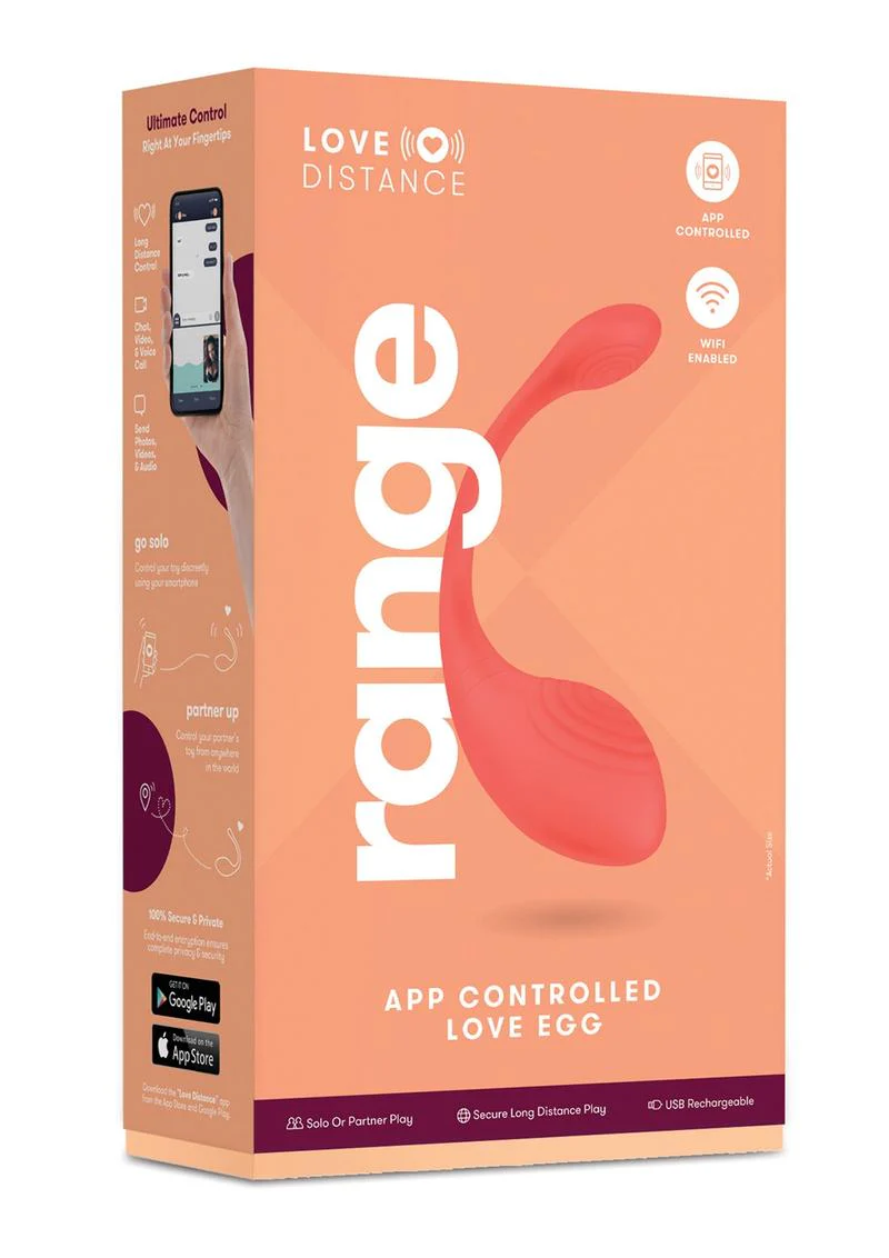 Love Distance Range App Control Silicone Rechargeable Love Egg Vibrators - Image 4