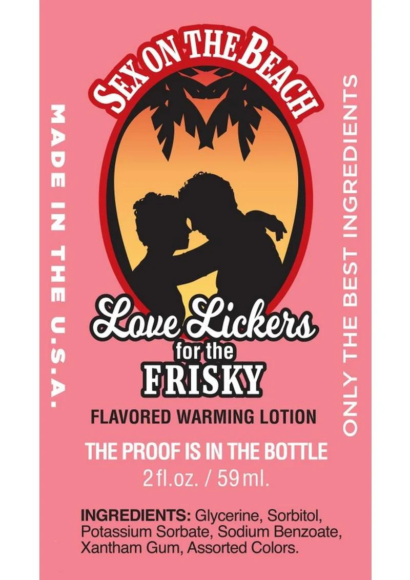 Love Lickers Sex on the Beach Passion Fruit Flavored Lotion - Image 2