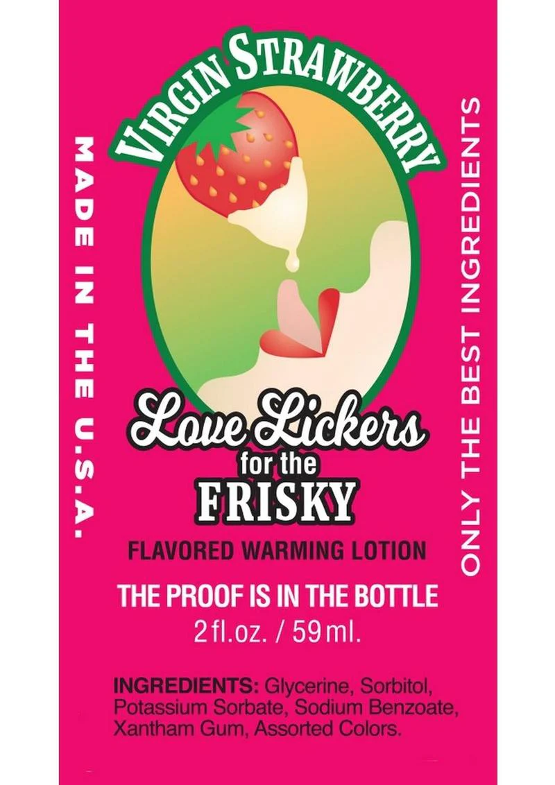 Love Lickers Virgin Strawberry Flavored Lotion - Image 2