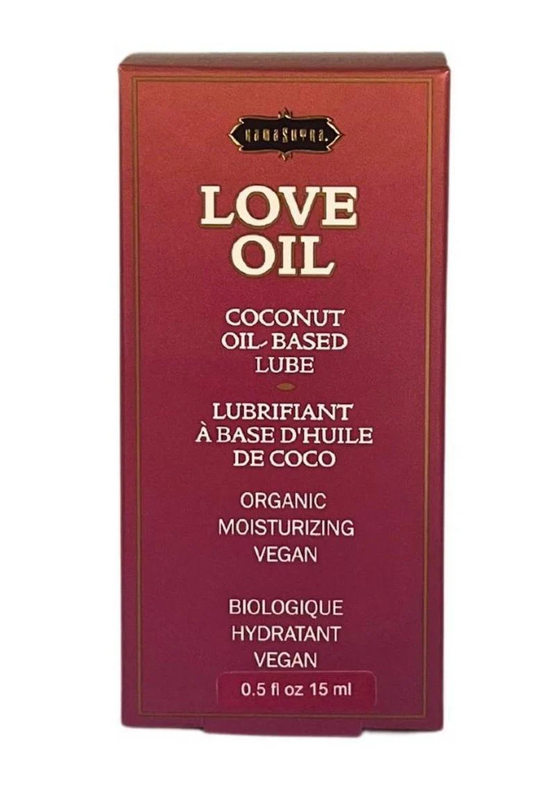 Love Oil Coconut Oil-Based Lubricant Mini Bottle - Image 3