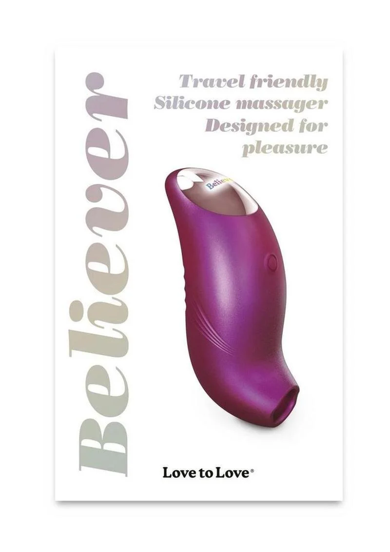 Love to Love Believer Rechargeable Silicone Clitoral Stimulator - Image 4