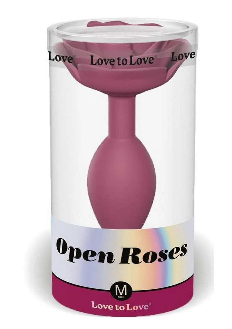 Love to Love Open Roses Silicone Anal Plug - Image 10