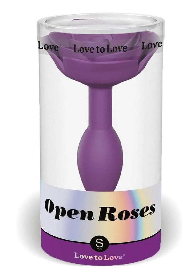 Love to Love Open Roses Silicone Anal Plug - Image 11
