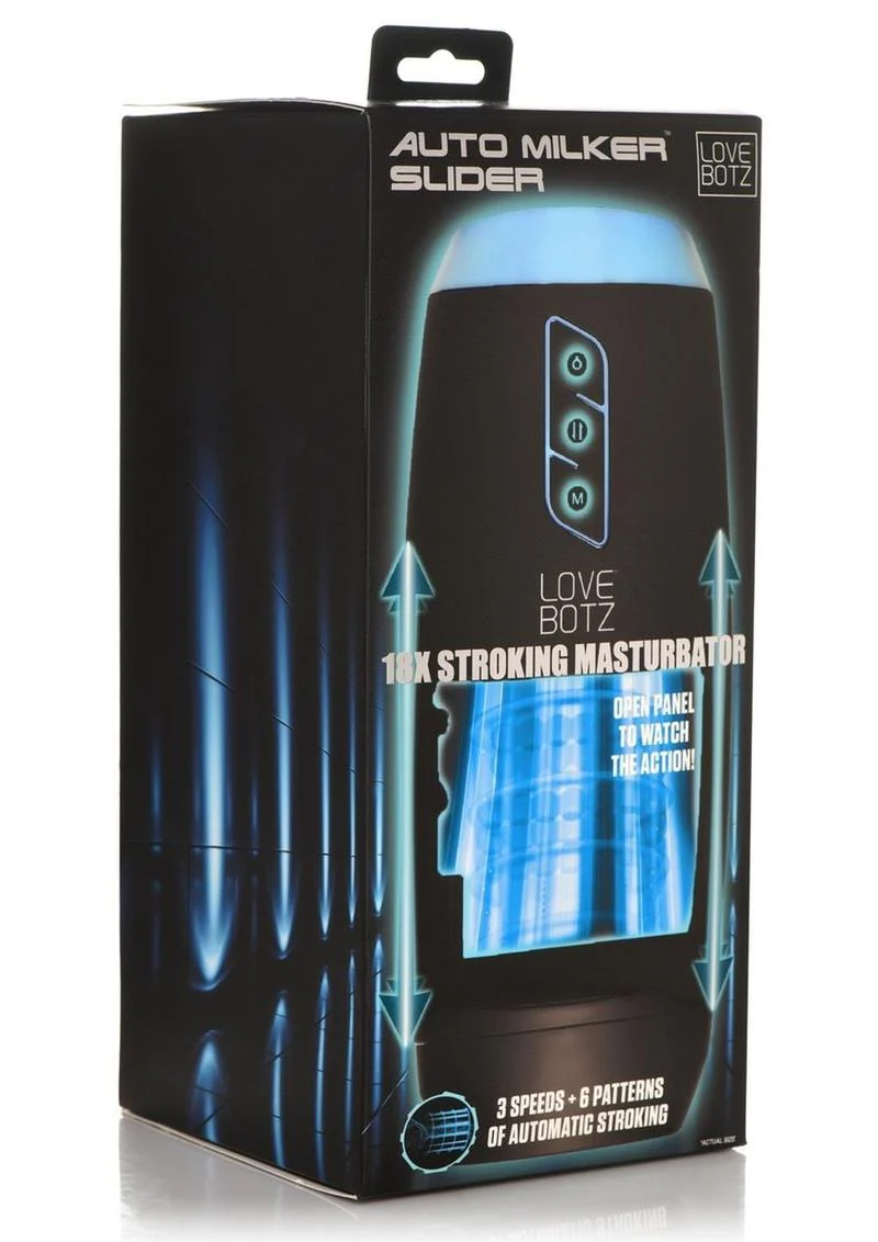 LoveBotz Auto Milker Slider 10X Stoking Rechargeable Masturbator - Image 4