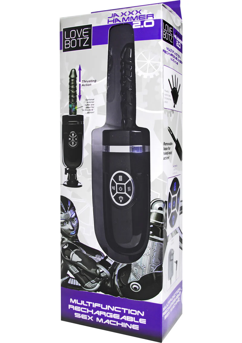LoveBotz Jaxxx Hammer 2.0 Multifunction Rechargeable Sex Machine - Image 4