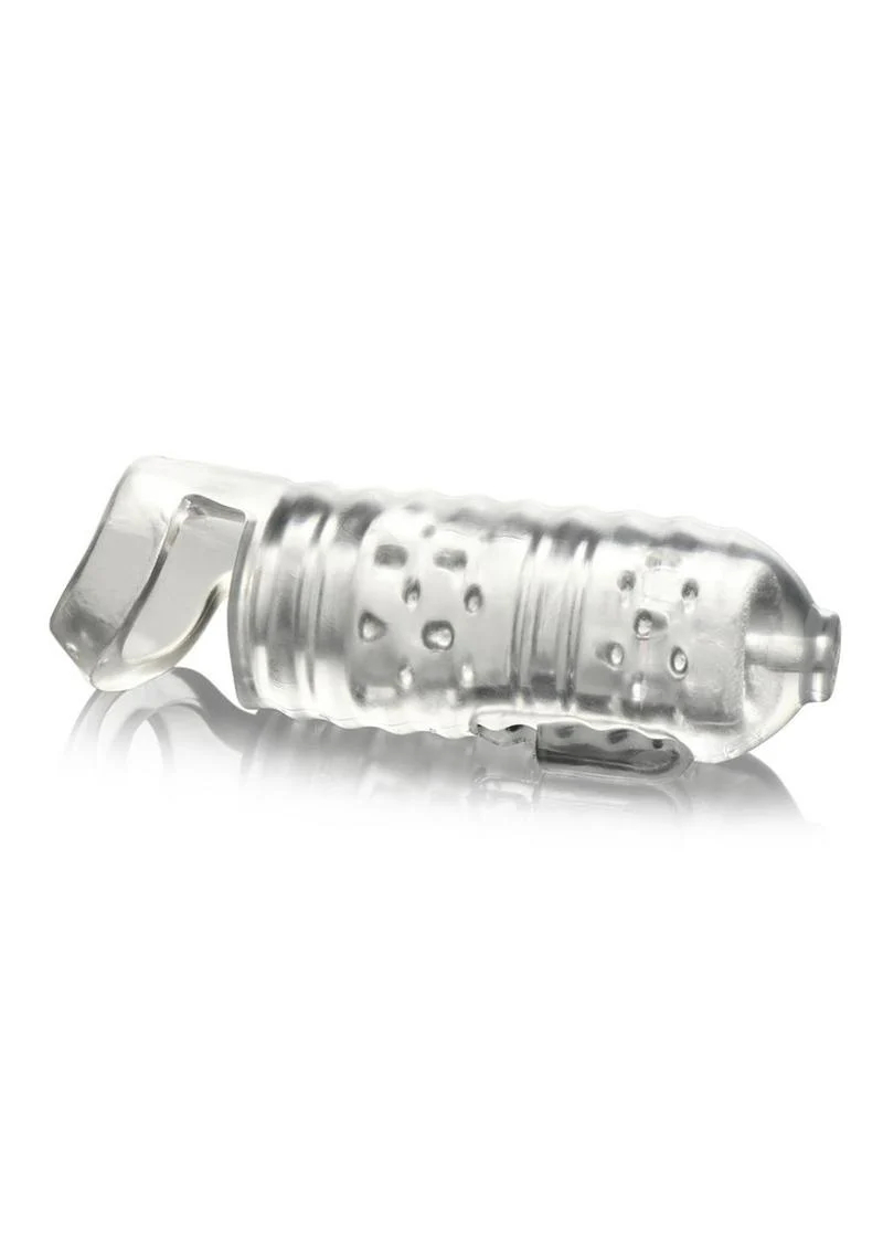 LoveBotz Milker Masturbator with Ball Strap Dual Texture Tunnel