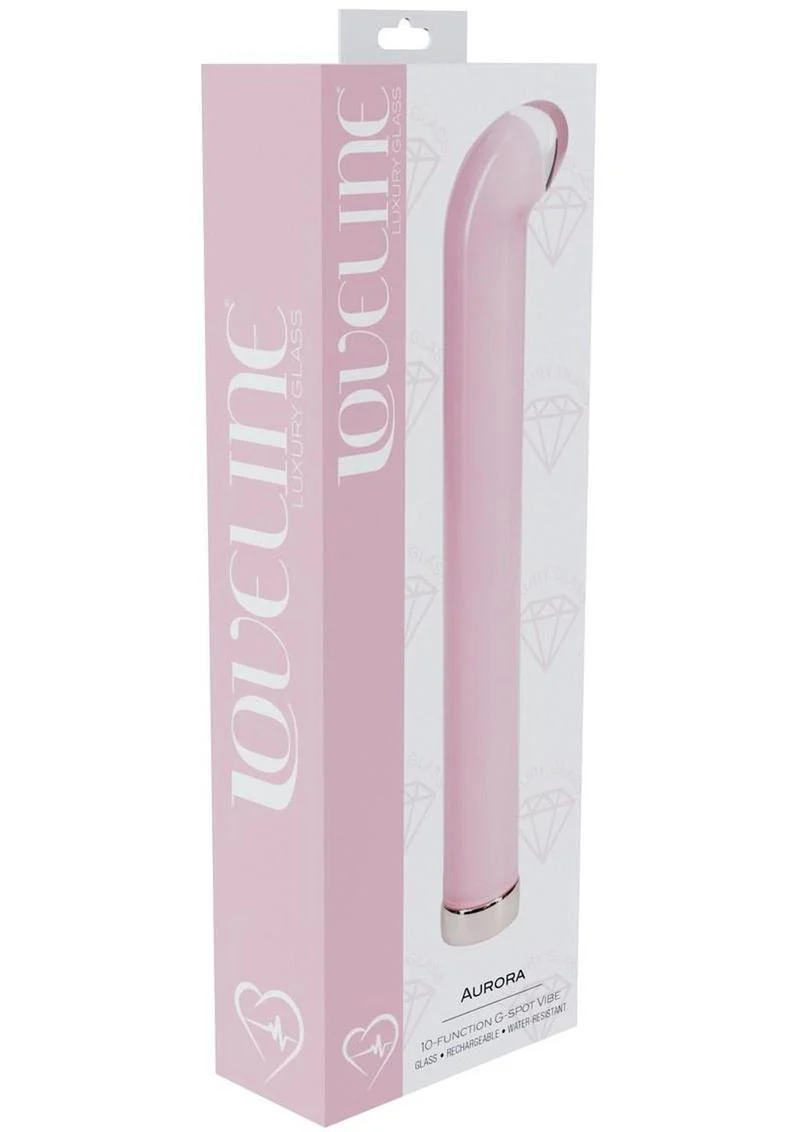 Loveline Aurora 10-Function Glass G-Spot Vibrator - Image 3