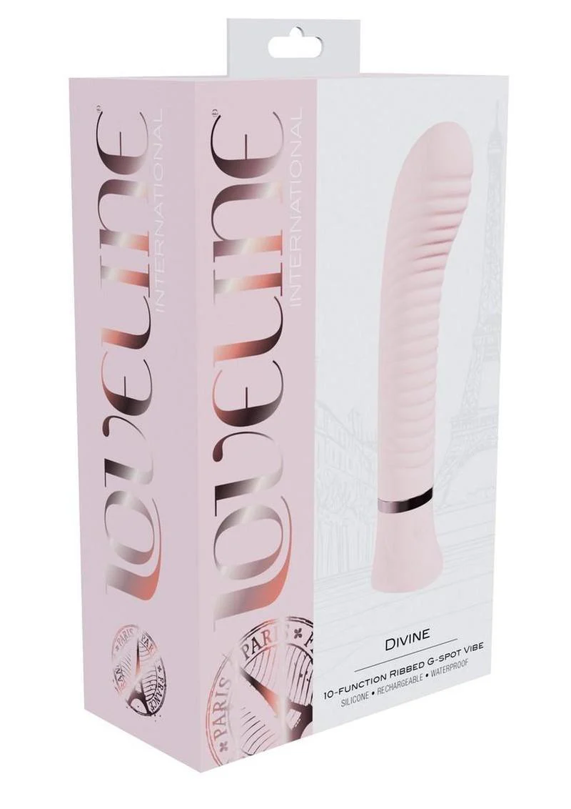 Loveline Divine Ribbed G-Spot Vibrator - Image 5