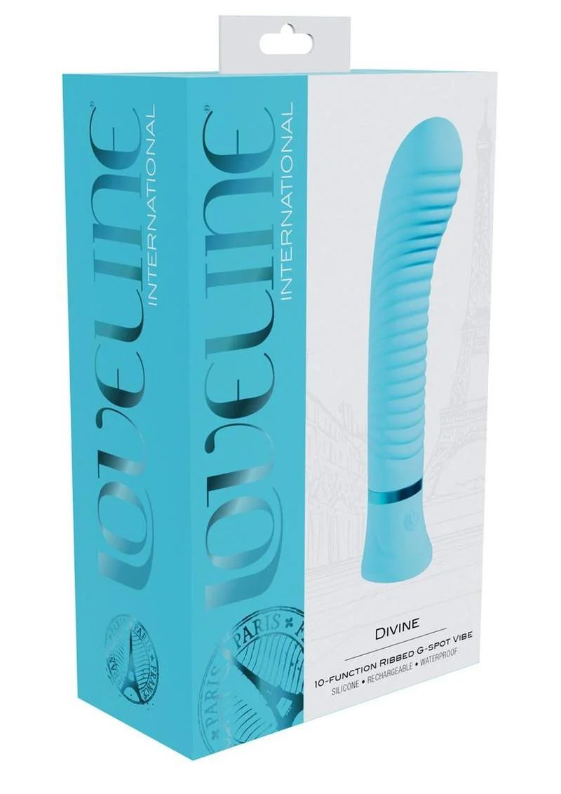 Loveline Divine Ribbed G-Spot Vibrator - Image 6