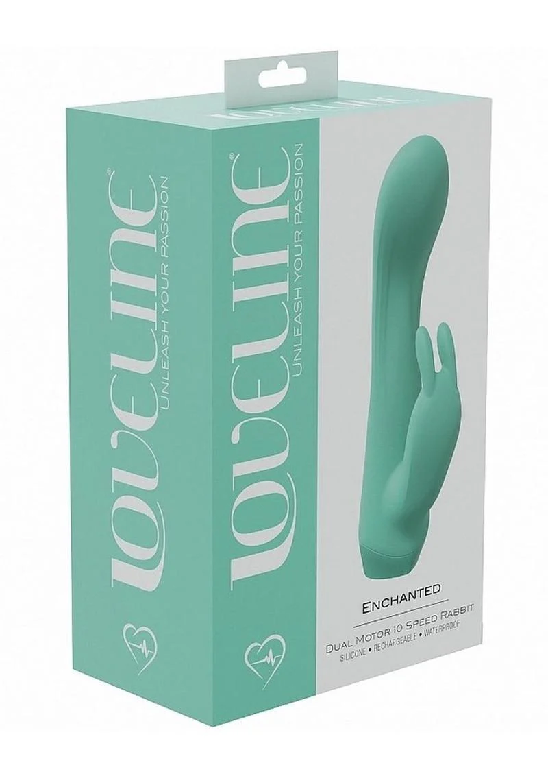 Loveline Enchanted Dual Motor Rechargeable Silicone Rabbit Vibrator - Image 3