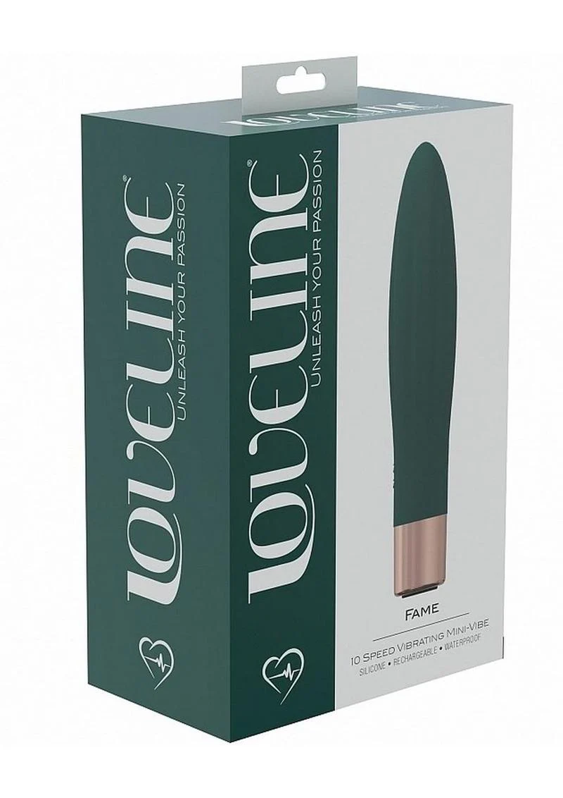 Loveline Fame Rechargeable Silicone Mini Vibrator - Image 2