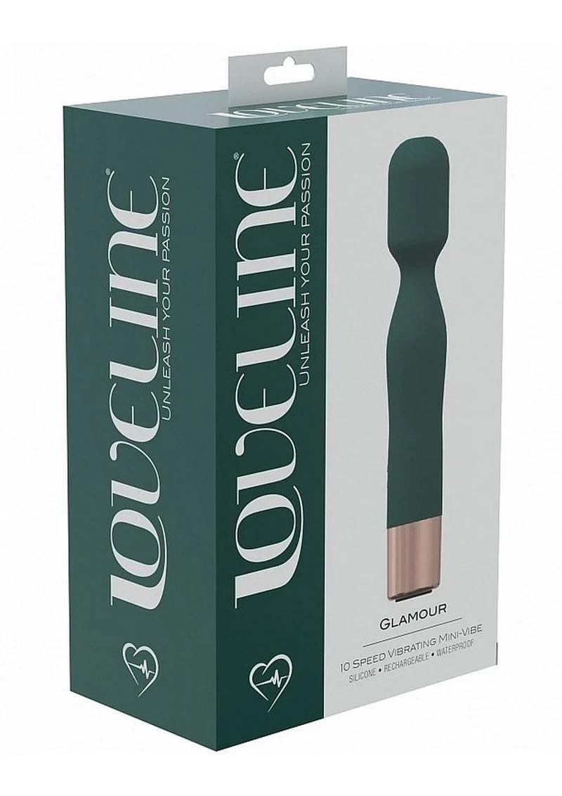 Loveline Glamour Silicone Rechargeable High Speed Mini Wand - Image 2