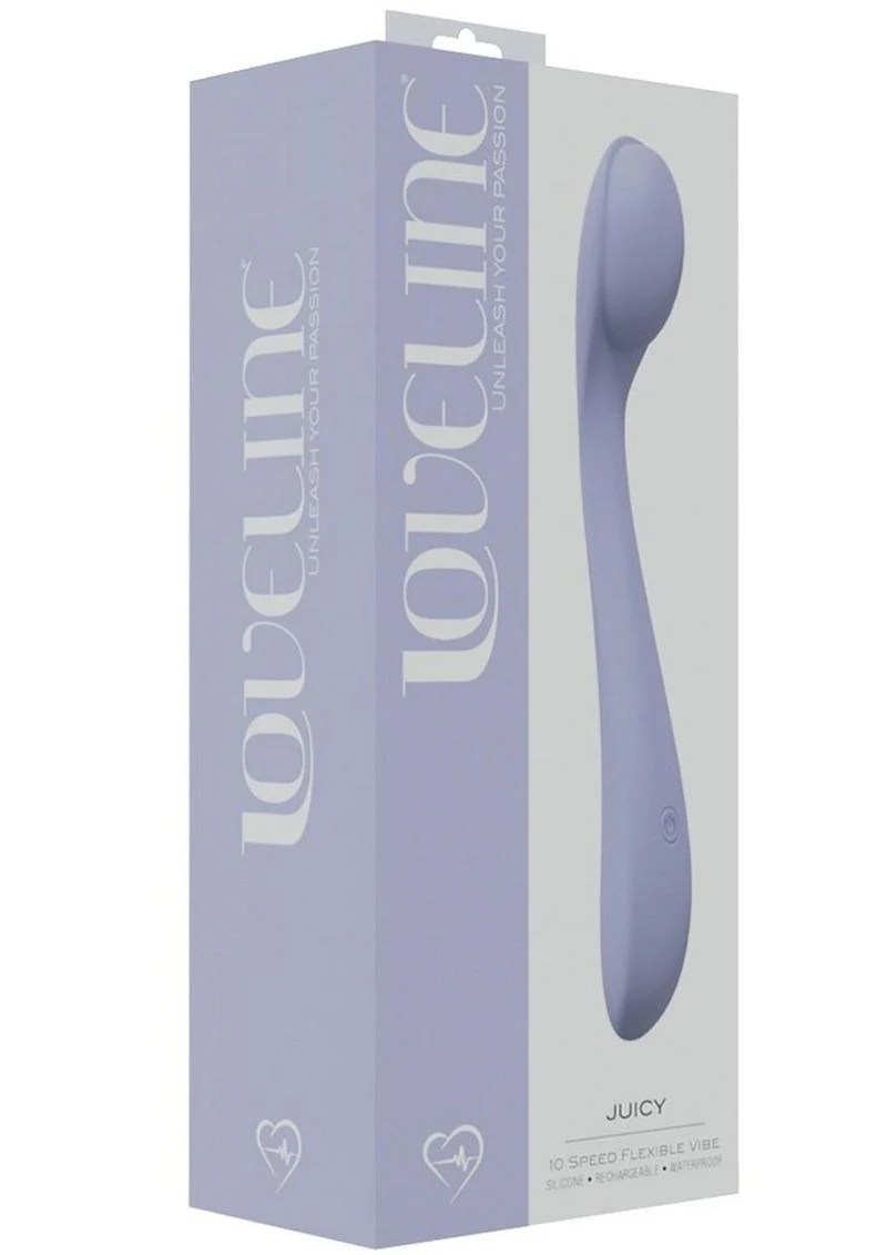 Loveline Juicy Silicone Rechargeable 10 Speed Flexible Vibe - Image 2