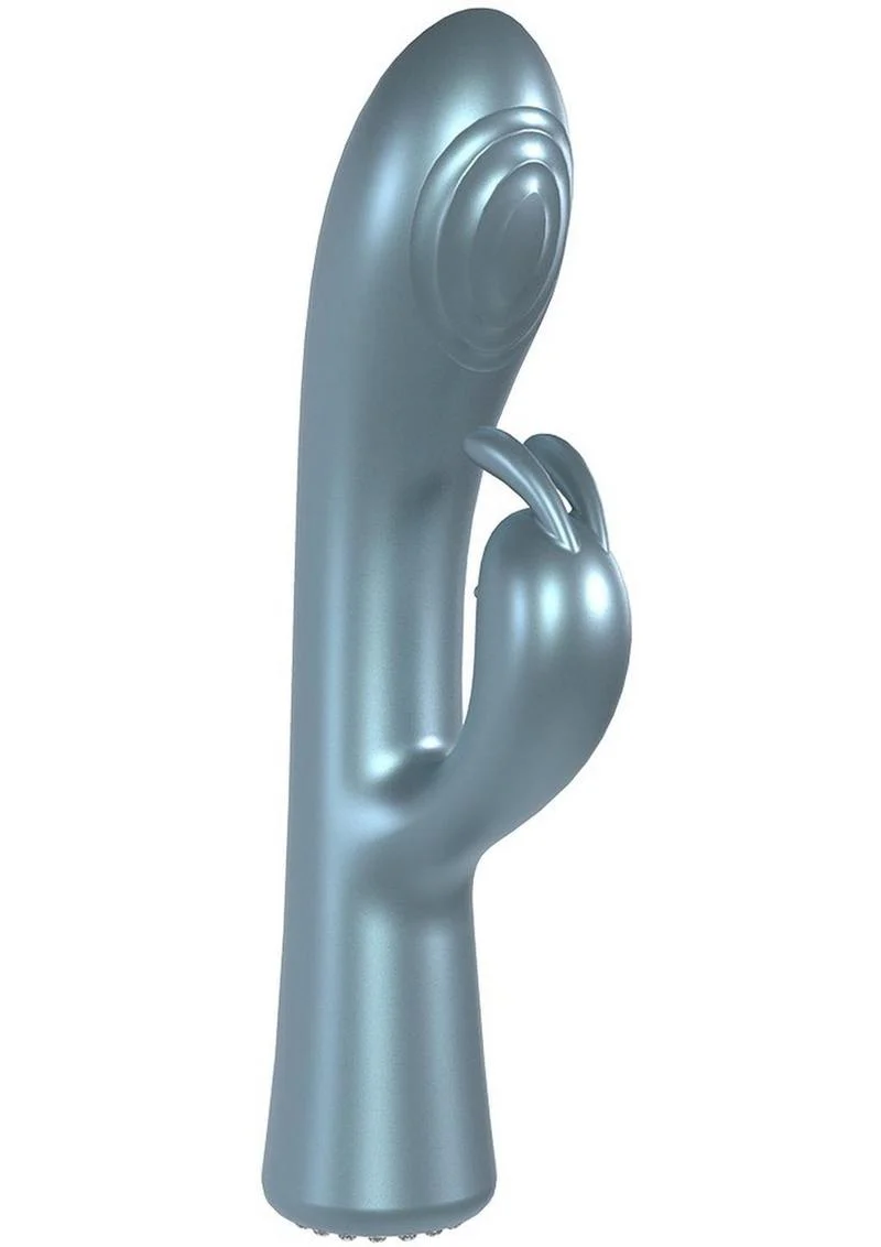 Loveline La Perla I Rechargeable 10-Speed Rabbit Vibrator Blue - Image 2