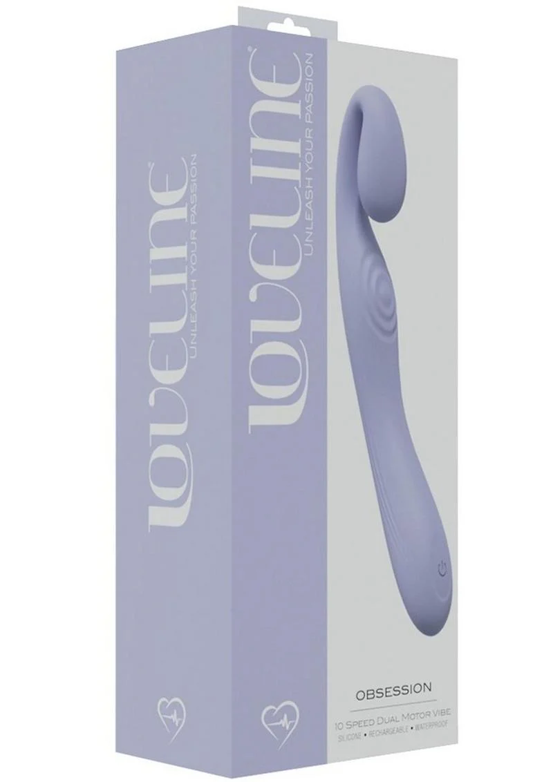 Loveline Obsession Rechargeable Dual Motor Vibrator 10 Speed - Image 5