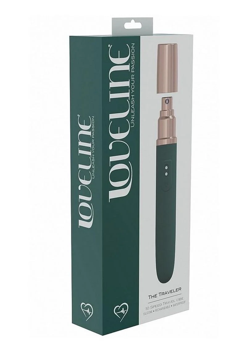 Loveline The Travele Rechargeable Vibrator with Lubricant Holder - Image 3