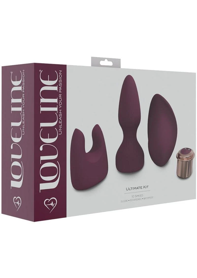 Loveline Ultimate Kit 10 Speed Rechargeable Multi-Toy Pleasure Set - Image 6