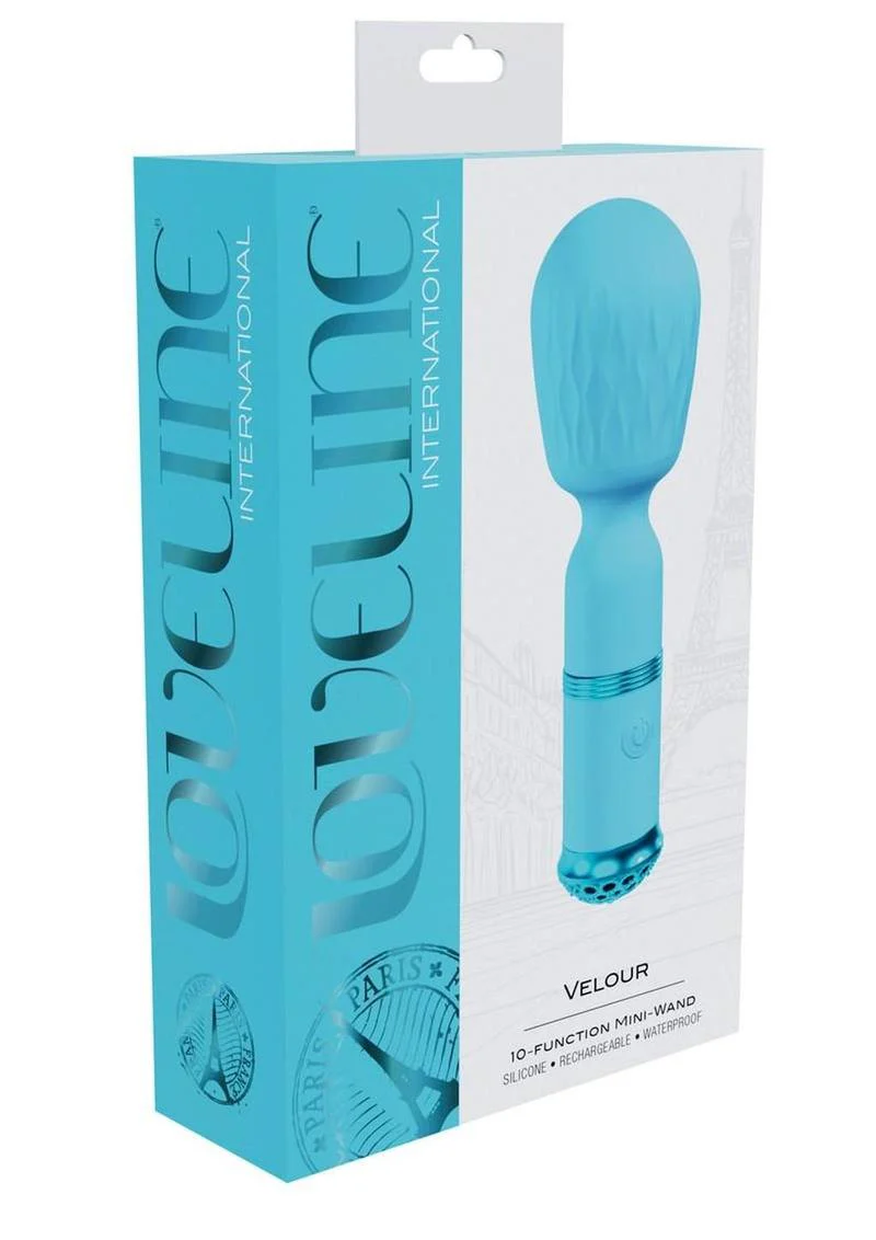 Loveline Velour Rechargeable Mini-Wand - Image 5