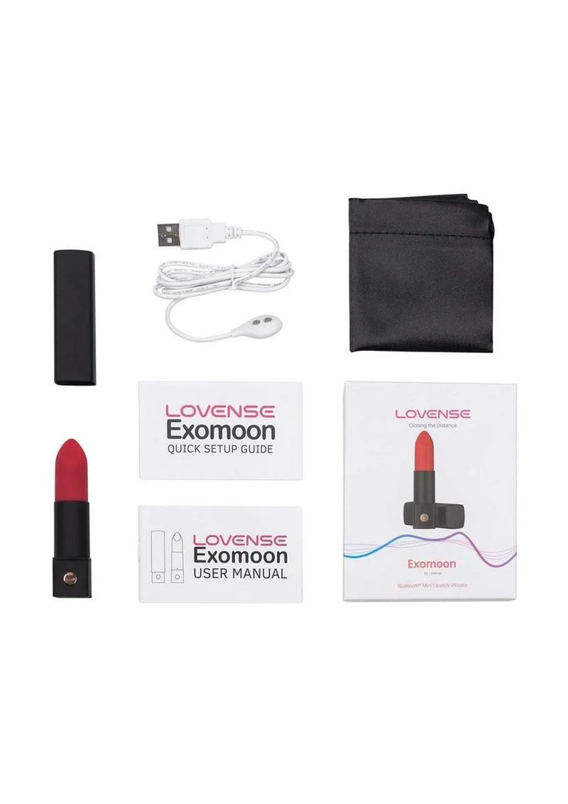 Lovense Exomoon Bluetooth Mini Lipstick Vibrator - Image 3