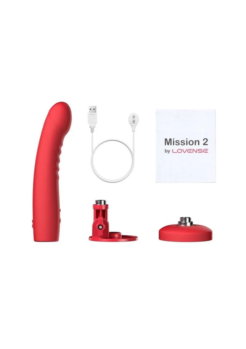 Lovense Mission App-Controlled Touch Sensitive Dildo Vibrator - Image 3