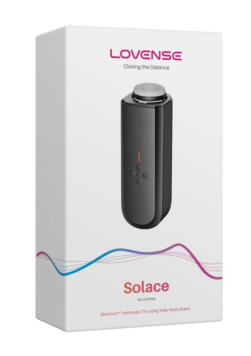 Lovense Solace Rechargeable Thrusting Male Masturbator - Image 4