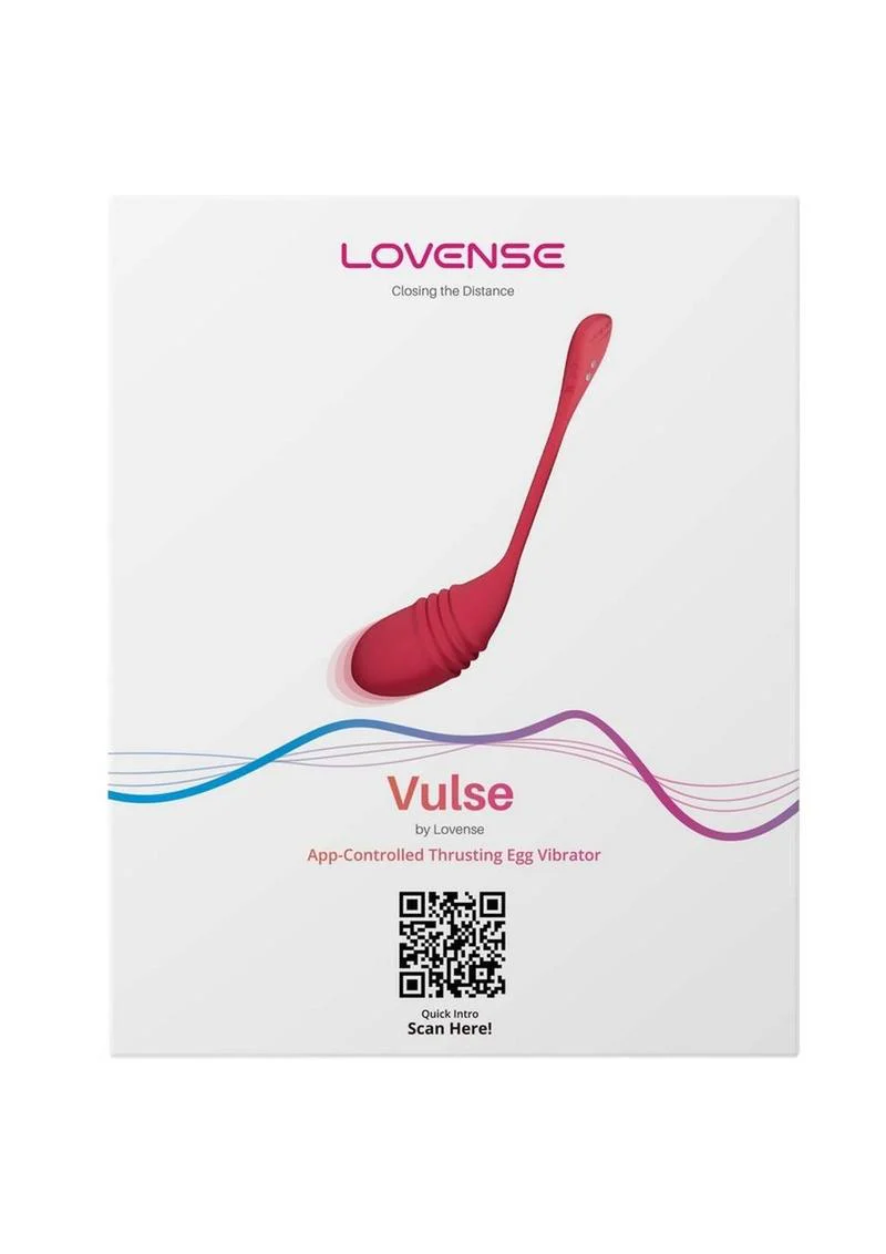 Lovense Vulse App Control Thrusting Silicone Egg Vibrators - Image 4