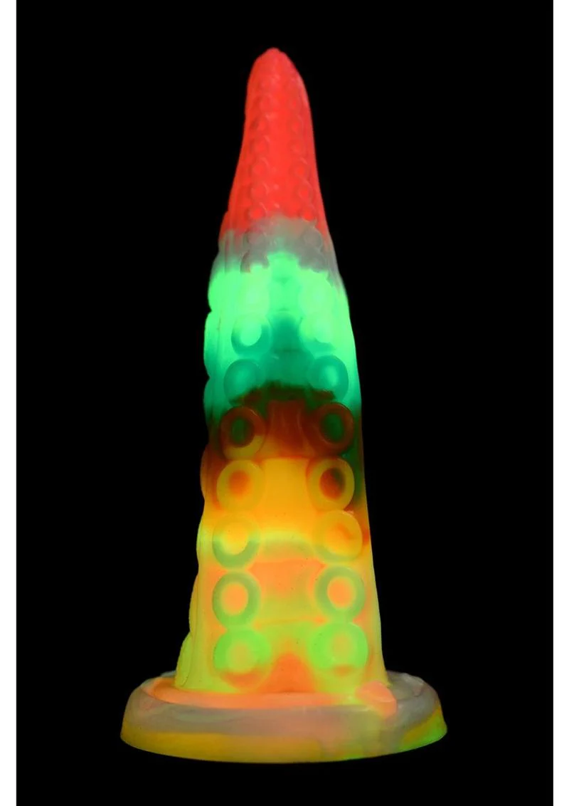 Luminoctopus Glow-in-the-Dark Tentacle Silicone Dildo - Image 3