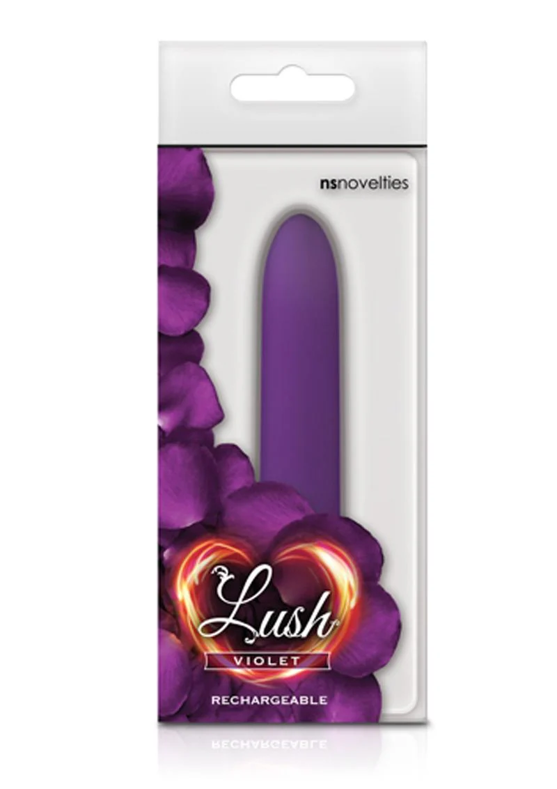 Lush Violet Mini Rechargeable User Friendly Vibrator - Image 2