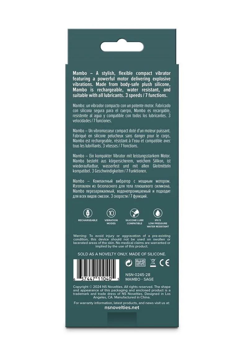 Lust-N-Dreams Mambo Silicone Mini Vibrator - Image 4
