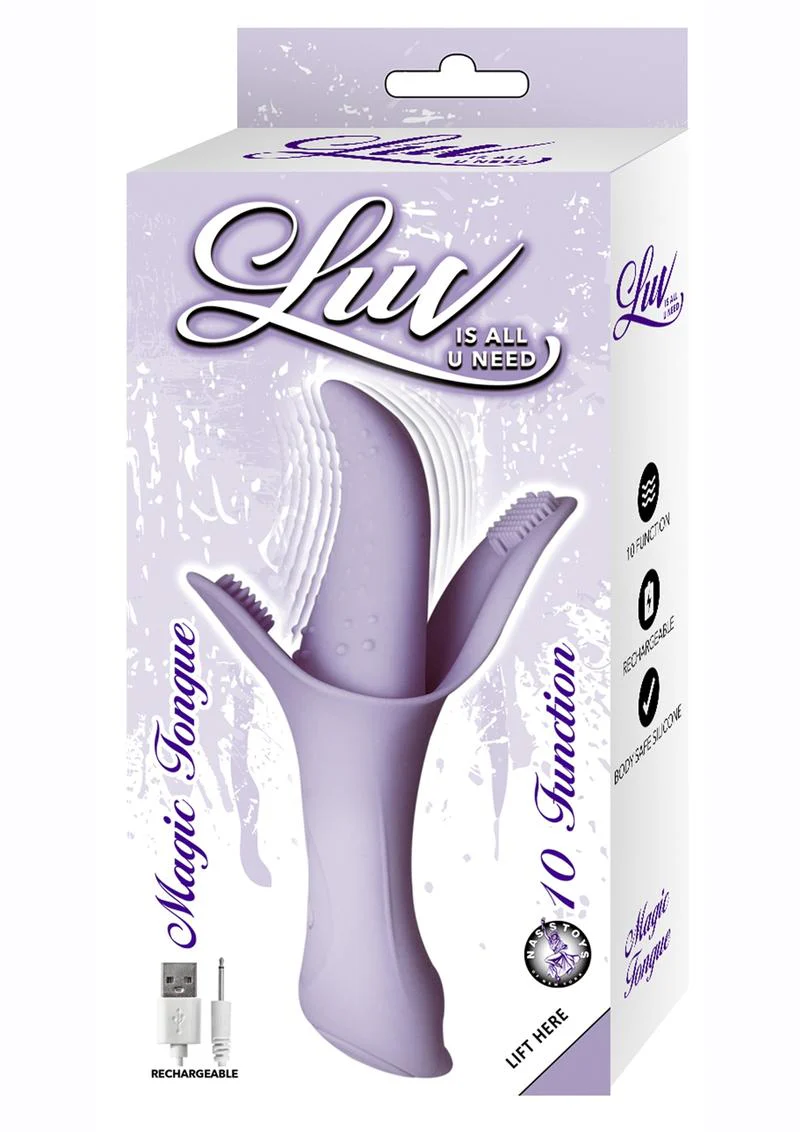 Luv Magic Tongue Rechargeable Silicone Clitoral Stimulator - Image 4