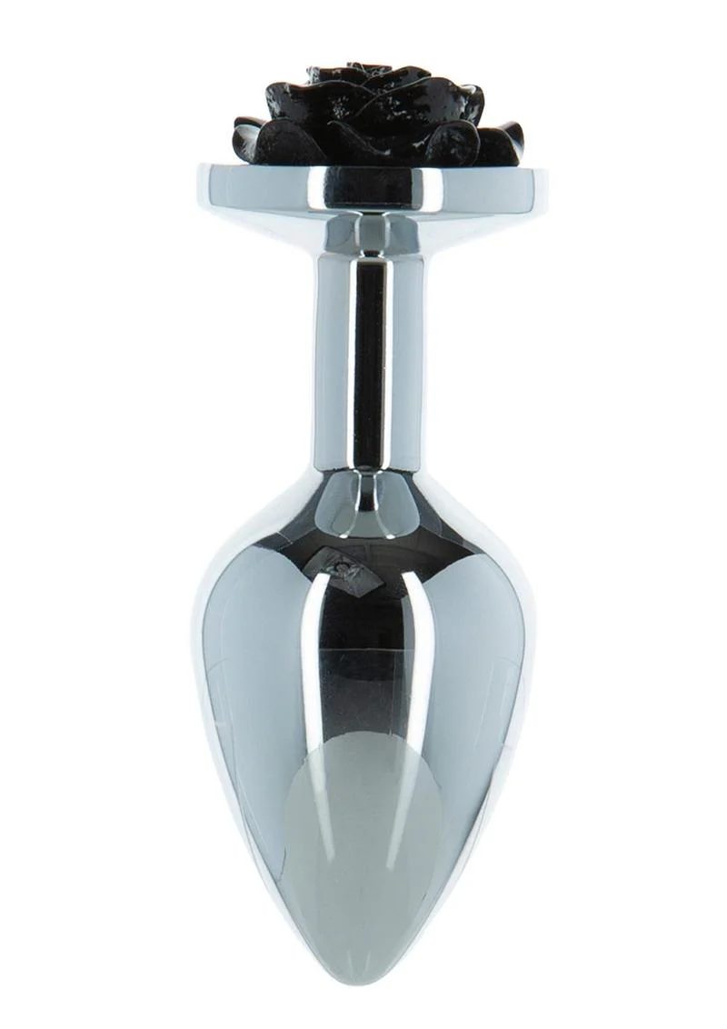 Lux Active Black Rose Base Anal Plug - Image 2