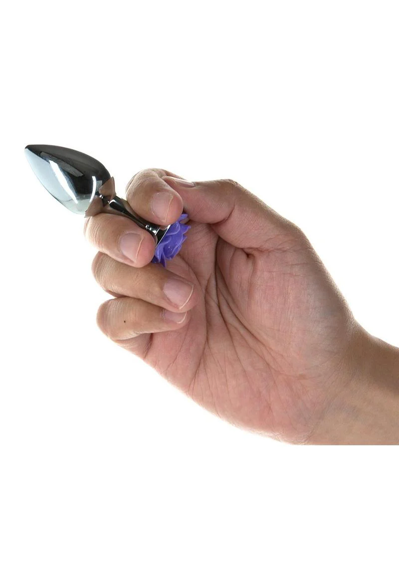 Lux Active Black Rose Base Anal Plug - Image 5