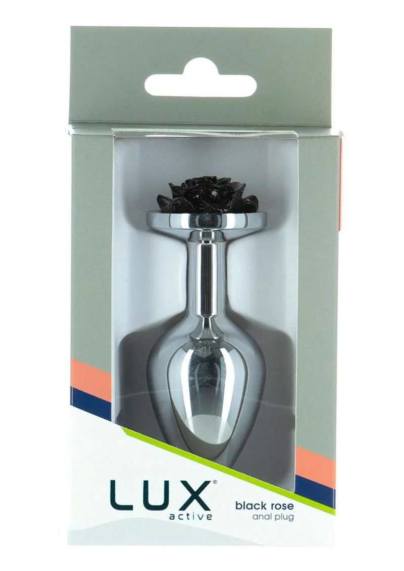 Lux Active Black Rose Base Anal Plug - Image 6